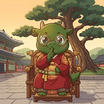 갑진일주 캐릭터 푸른 용